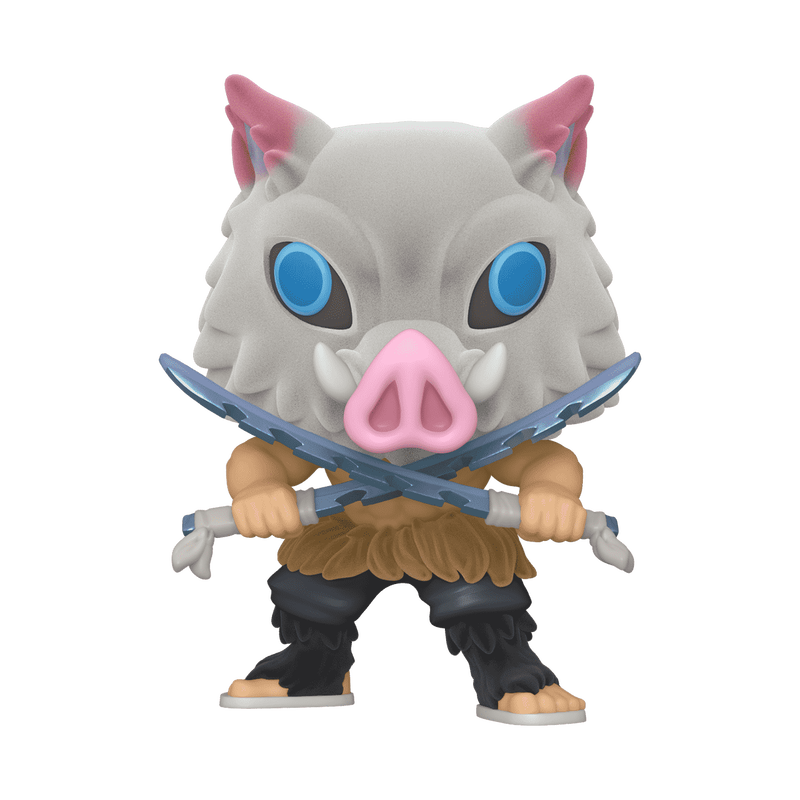 Inosuke Hashibira Flocked #870 - Demon Slayer - Funko Pop Animation