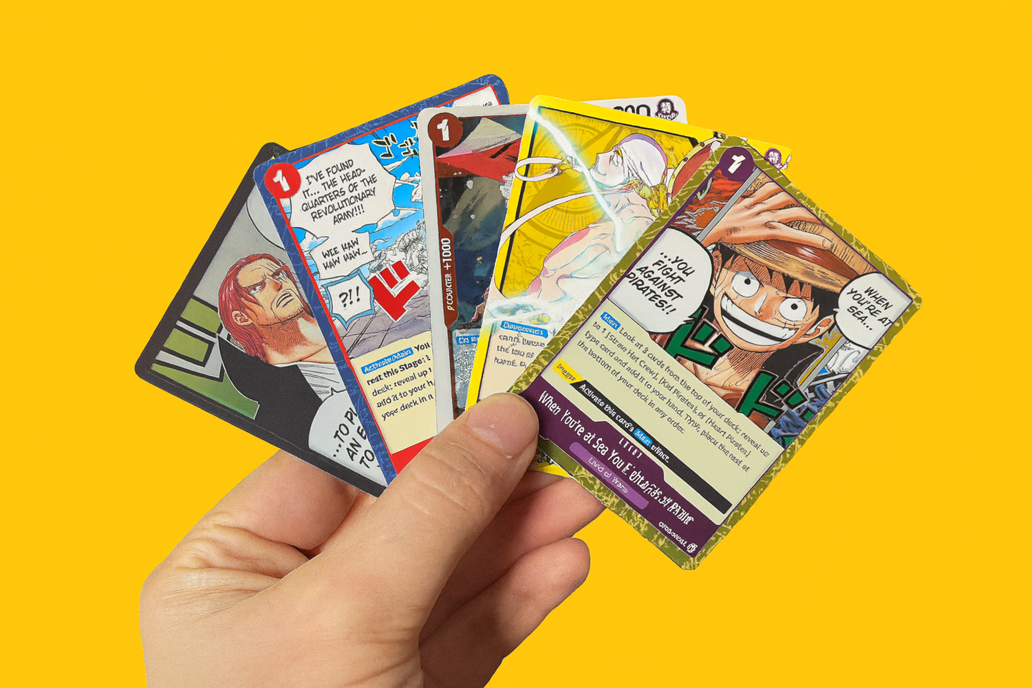 One Piece Raw Cards